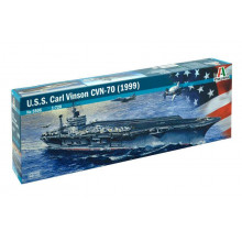 Сборная модель Американский авианосец U.S.S. Carl Vinson CVN-70 (1:720) 5506 Italeri
