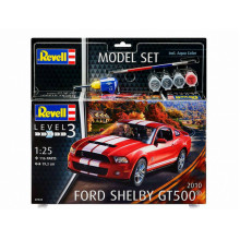 Подарочный набор со сбороной моделью автомобиля Ford Shelby GT500, 2010 (1:25) 67044 Revell Подарочный набор со сбороной моделью автомобиля Ford Shelby GT500, 2010 (1:25) 67044 Revell