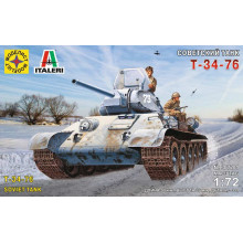 Советский танк Т-34-76 (1:72), сборная модель 307201 Моделист