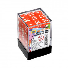 Набор оранжевых игровых кубиков «36D6» 1140