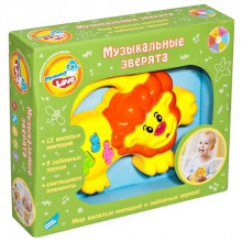 Электронная развивающая игрушка Музыкальные зверята 6001A