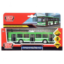 Машина металл Троллейбус 16,5см, инерционная, открыв. двери SB-16-65-GN-WB Машина металл Троллейбус 16,5см, инерционная, открыв. двери SB-16-65-GN-WB
