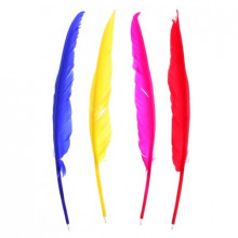 Ручка шариковая-прикол Перо МИКС 550202