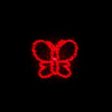 Лазерная указка, 5 видов луча, 3 LR44, красный луч, 6.8 х 1.3 см 9081752