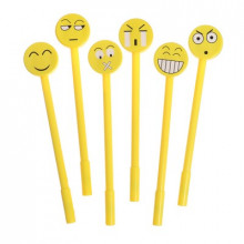 Ручка гелевая-прикол Смайл МИКС 2680483