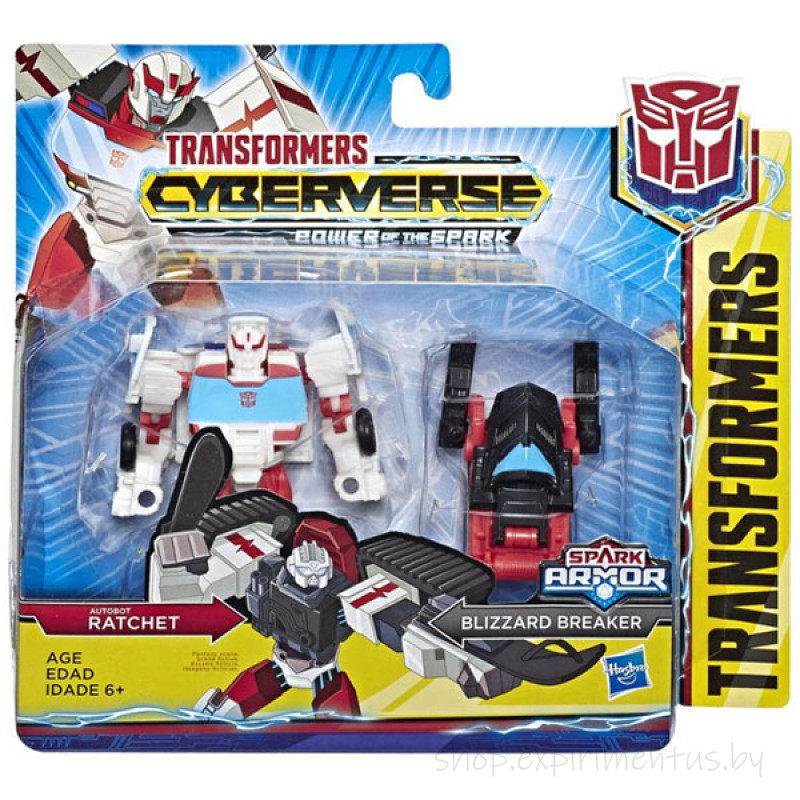 Transformers Трансформеры КИБЕРВСЕЛЕННАЯ СПАРК АРМОР Рэтчет 13 см ...