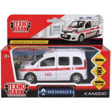 Машина металлическая инерционная "RENAULT KANGOO СКОРАЯ", длина 12 см, открываются двери KANGOO-AMB Машина металлическая инерционная "RENAULT KANGOO СКОРАЯ", длина 12 см, открываются двери KANGOO-AMB