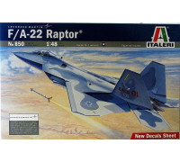 Сборная модель Многоцелевой истребитель F-22 Raptor (1:48) 850 Italeri
