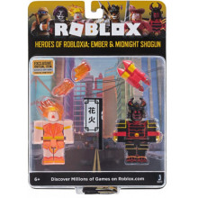Roblox — Набор фигурок Game Packs Heroes of Robloxia: Ember & Midnight Shogun W4 ROG0121