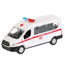 Машина металлическая "FORD Transit. Скорая" инерционная,арт. SB-18-18-A-W-WB Машина металлическая "FORD Transit. Скорая" инерционная,арт. SB-18-18-A-W-WB