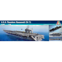 Сборная модель Американский авианосец U.S.S. Roosevelt CVN-71 (1:720) 5531 Italeri