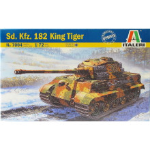 Сборная модель Немецкий тяжелый танк Sd. Kfz. 182 King Tiger (1:72) 7004 Italeri Сборная модель Немецкий тяжелый танк Sd. Kfz. 182 King Tiger (1:72) 7004 Italeri