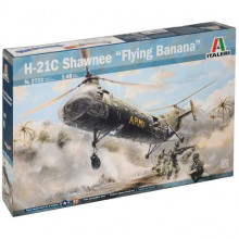 Сборная модель Военно-транспортный вертолет H-21C SHAWNEE "FLYING BANANA" (1:48) 2733 Italeri Сборная модель Военно-транспортный вертолет H-21C SHAWNEE "FLYING BANANA" (1:48) 2733 Italeri