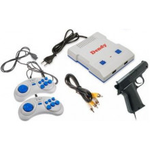 Игровая консоль  300 игр + световой пистолет 4601250207100 Dendy Игровая консоль  300 игр + световой пистолет 4601250207100 Dendy