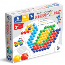 Мозаика настольная с крупными фишками, 90 элементов 01537 Десятое королевство