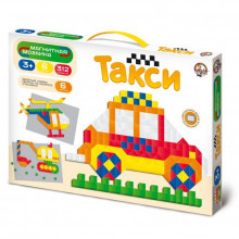 Мозаика магнитная "Такси" 312 элементов 01651 Десятое королевство