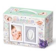 Слепки ножек и ручек вашего малыша, двойная рамка со стеклом 01908 Десятое королевство