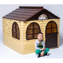 Детский игровой пластиковый домик Долони , цвет бежевый, 129 х 129 х 120 см 025500/2 Doloni
