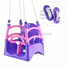 Качели для детей, цвет фиолетовый/розовый 07550/2 4822003299115 Doloni