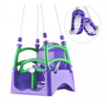 Качели для детей, цвет фиолетовый/салатовый 07550/5 4822003299146 Doloni