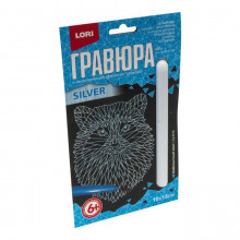 Набор для творчества Гравюра малая "Любопытный енот"7 Гр-619 Lori