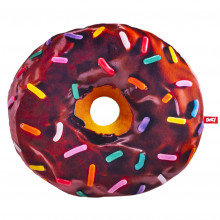 Подушка FANCY "Пончик" (шоколадная глазурь с посыпкой), 43 см PP01_4