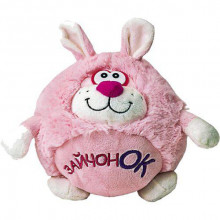 Игрушка Зайчонок Круглик 19 см ЗКУ0