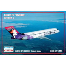 Сборная модель: 1/144 Авиалайнер 717 Hawaiian Airliner 144124-2 Восточный экспресс