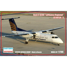 Сборная модель: 1/144 Dash 8 Q300 Lufthansa 144134-5 Восточный экспресс 