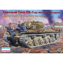 Сборная модель: Тяжелый танк КВ-1 обр.1942 поздняя версия 1:35 35086 Восточный экспресс
