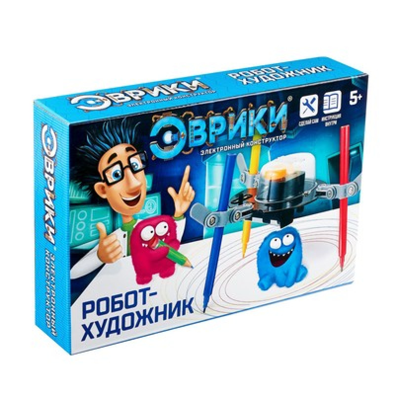 ЭВРИКИ Конструктор "Робот-художник" №SL-02520 4251991 Shantou Chenghai Hongyuansheng Toys Industrial Co.
