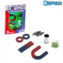 Эврики Набор для опытов "Опыты с магнитами, 5 опытов" 4320159 Иу Йоуда Импорт энд Экспорт Ко., ЛТД