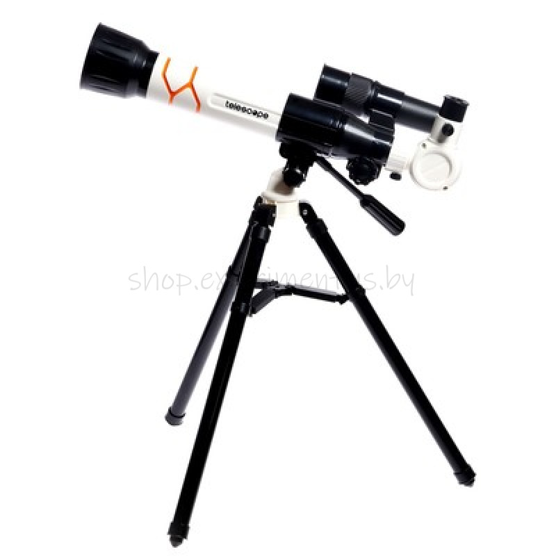 ЭВРИКИ Телескоп детский "Юный астроном", увеличение X20, 30, 40, с держателем для телефона 7081515