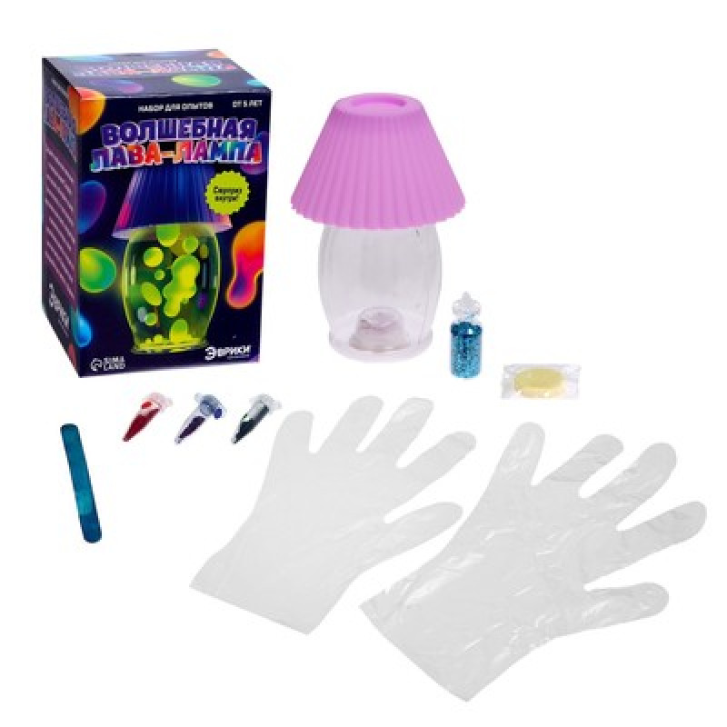 ЭВРИКИ Набор для опытов "Волшебная лава-лампа" 7768932 Chuzhou Greenery Toys Cо., LTD