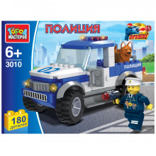 Конструктор Город Мастеров Полицейский пикап UU-3010-R Город мастеров