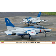 Сборная модель: японского учебно-тренировочного самолета Kawasaki T4 "Blue Impulse 2014" Combo 1:72 02125 Hasegawa