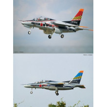 Сборная модель: японского учебно-тренировочного самолета Kawasaki T-4 JASDF 60th An. Combo 1:72 02138 Hasegawa