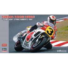 Сборная модель: мотоцикла Yamaha YZR500 Team Lucky Strike Limited Edition 1:12 21710 Hasegawa