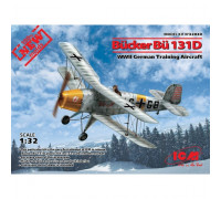 Сборная модель: Bücker Bü 131D, Германский учебный самолет ІІ МВ 1:32 32030 ICM