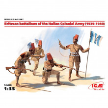 Сборная модель: Эритрейские батальоны колониальной армии Италии (1939-1940 г.г.) 1:35 ICM 35567 ICM Сборная модель: Эритрейские батальоны колониальной армии Италии (1939-1940 г.г.) 1:35 ICM 35567 ICM