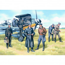 Сборная модель: Пилоты и техники ВВС Германии WWII 1:48 ICM 48082 ICM