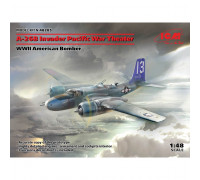 Сборная модель: A-26В Invader Pacific War Theatre, американский бомбардировщик времен 2 МВ 1:48 48285 ICM