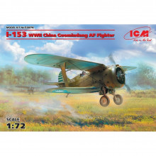 Сборная модель: Самолет И-153 «Чайка» ВВС Китая 1:72 72076 ICM