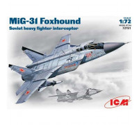 Сборная модель: МиГ-31 Советский тяжелый перехватчик 1:72 72151 ICM