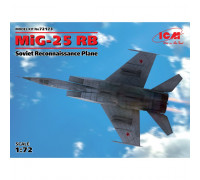Сборная модель: МиГ-25РБ, Советский самолет-разведчик 1:72 72173 ICM