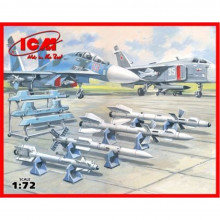 Сборная модель: Ракетное вооружение класса "воздух-воздух" 1:72 72212 ICM