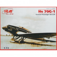 Сборная модель: Хейнкель Не 70 G-1 Германский пассажирский самолет 1:72 72233 ICM Сборная модель: Хейнкель Не 70 G-1 Германский пассажирский самолет 1:72 72233 ICM