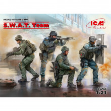 Сборная модель: Команда S.W.A.T. 1:24 DS2401 ICM