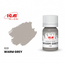 Краска Теплый серый (Warm grey) (12мл) C1031 ICM