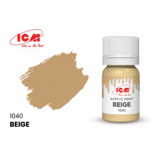 Краска Бежевый (Beige) (12мл) C1040 ICM